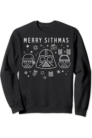 STAR WARS Christmas Merry Sithmas Line Art Felpa