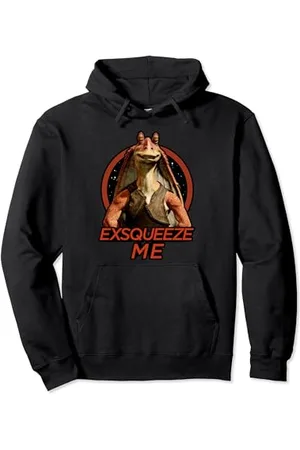 STAR WARS Jar Jar Binks Exsqueeze Me Z1 Felpa con Cappuccio