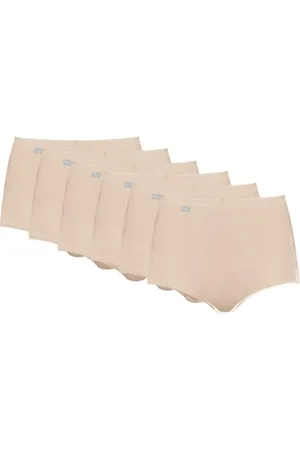 Playtex Slip Cotone Elasticizzato Pack Donna x6, Skin , 6XL