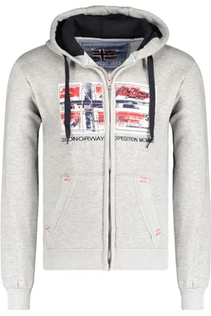 Geographical Norway Ginam Men Felpa con Cappuccio, , M Uomo