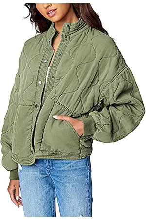 BLANK NYC Abbigliamento di Lusso da Donna Tencel Spalle Gocce Giacca Trapuntata Abbigliamento di Lusso Tencel Spalle Drop Giacca Trapuntata, , S