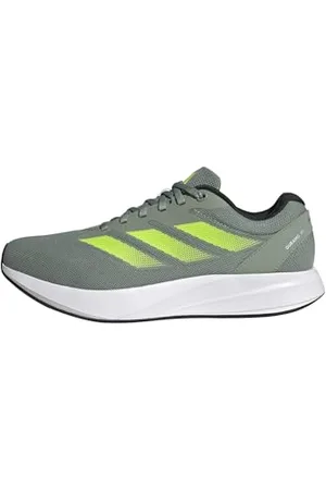 adidas Duramo RC Running Shoes, Scarpe da Corsa Unisex-Adulto, Silver Green/Lucid Lemon/Core Black, 37 1/3 EU