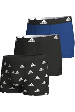 adidas Multipack (3pk) und Active Flex Cotton Trunk Boxershort (6 Pack) Boxer Corti, , S (Pacco da 3) Uomo