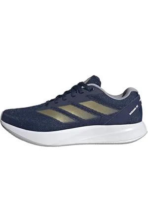 adidas Duramo RC Running Shoes, Scarpe da Corsa Donna, Dark Blue/Gold Met./Glory Grey, 45 1/3 EU