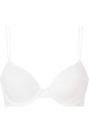 Calvin Klein Donna Reggiseno a Mezza Coppa Lightly Lined Elasticizzato, (White), 4B