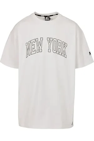 STARTER BLACK LABEL Starter New York Tee T-Shirt, Bianco, S Uomo