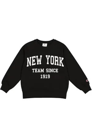 Champion Legacy Script Shop G (405044) -Ultra-Light Soft Compact Powerblend Fleece Crewneck & Rib Cuffs Tuta Sportiva, , 13-14 Anni Bambina