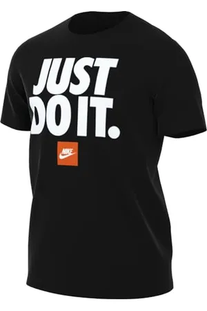Nike M NSW Tee Fran JDI Verbiage T-Shirt, Black, M Uomo