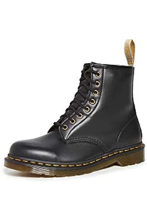 Dr. Martens Vegan 1460 Black Felix Rub Off, Scarpe Stringate Basse Brogue Donna, , 42 EU