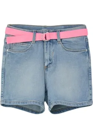 QS by s.Oliver Junior 2142542 Jeans Corti con Cintura, , 158 cm Bambina