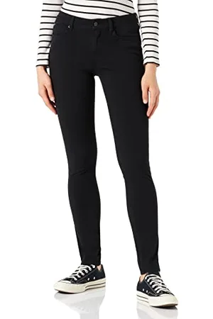 QS by s.Oliver 04.899.71.6059 Jeans Skinny, (Black Denim Short), 46W / 42L Donna