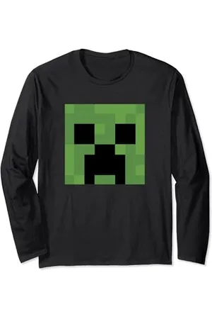 Minecraft Creeper Big Face Maglia a Manica