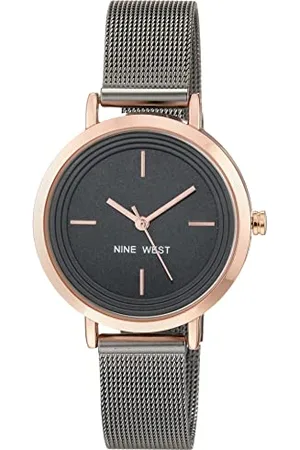 Nine West Orologio da donna con cinturino in maglia mesh