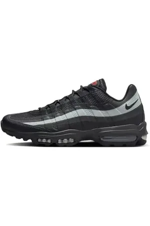Nike Air Max 95 Ultra, Sneaker Uomo, Black/Black-Wolf Grey-University Red, 45 EU