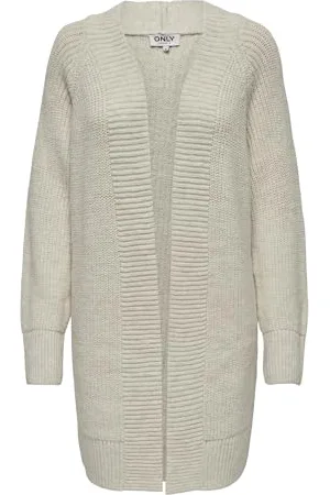 ONLY Onlleise Freya LS Open Cardigan Knt Maglione, , L Donna