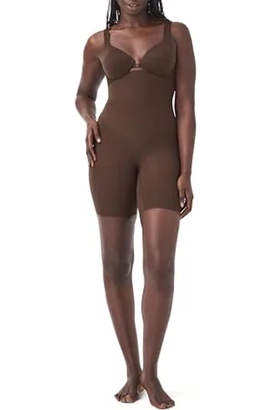 Spanx Higher Power Short, Pantaloncino Modellante Donna, (ChestnutBrown), 1X
