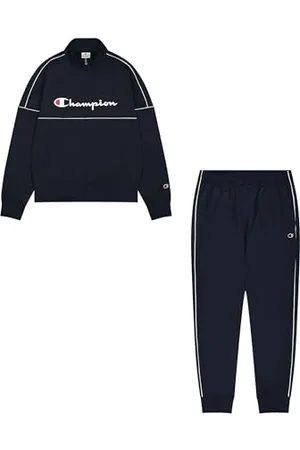 Champion Legacy Script Shop (220292) -Special PolyWarpKnit Semi-Dull High-Neck Rib-Cuff Tuta Sportiva, , XS Uomo