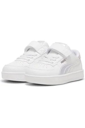 PUMA Caven Holo 2.0 AC+ Inf, Scarpe da Ginnastica Bimba 0-24, Bianco Mauve Mist Silver, 21 EU