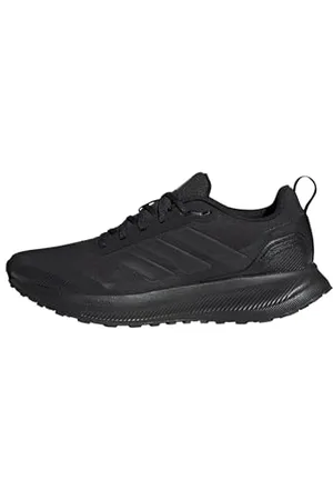 adidas RUNFALCON 5 TR Running Shoes, Scarpe da Corsa Donna, Core Black/Core Black/Carbon, 36 2/3 EU