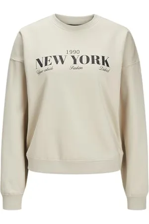 JJXX Jxcilla RLX LS Print Crew Swt Maglia di Tuta, , L Donna