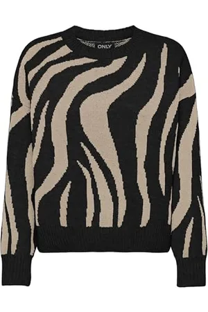 ONLY Onlhazel LS O-Neck Jq Knt Maglione, , L Donna