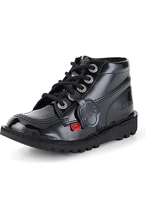 Kickers Kick Hi Zip PATL IU Blk, Stivaletto Unisex-Bambini, , 27 EU