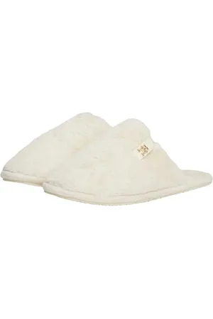 Tommy Hilfiger TH Comfort Home Slipper (FW0FW08138), Bianco (Bianco Antico), 4/5 UK, Bianco Antico Bianco, 37/38 EU