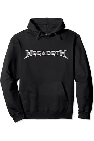 Megadeth Logo cromato Felpa con Cappuccio