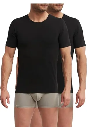 Dim T-Shirt Uomo Termo-Regolazione in Cotone con Girocollo Sport x2, , M