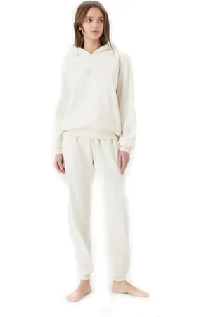 Emporio Armani Chenille Loungewear Zip Tracksuit Sweatshirt, , L Women