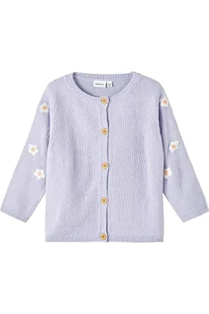 NAME IT NMFBESALLY LS Knit Card Maglione Cardigan, , 110 Ragazze