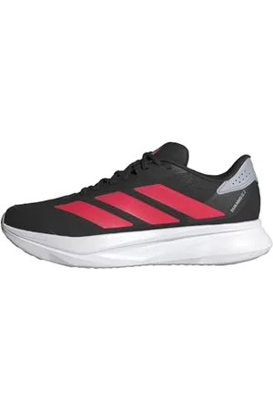 adidas Duramo SL 2 Running Shoes, Scarpe da Corsa Uomo, Core Black/Lucid Red/Halo Silver, 46 EU