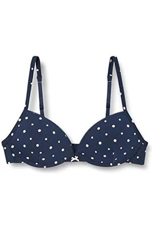 Sanetta Soft Cup BH Blau Reggiseno con Coppe Modellate, Blu, 1A Bambina