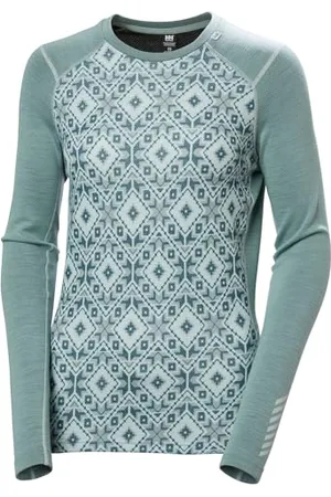 Helly Hansen W LIFA Merino Midw gra Crew Giacca Primo Strato, , S Donna