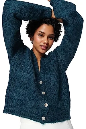 Trendyol Regular Fit Basic V Neck Knitwear Cardigan Camicia, , S Donna
