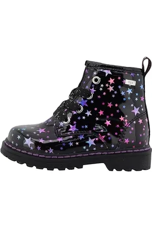 TOM TAILOR 4270150019, Stivali alla Moda Bambina, Black-Multi, 23 EU