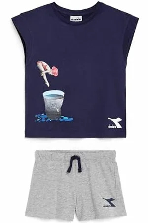 Diadora JG.Set SS Sport Art, , XS Bambine e Ragazze