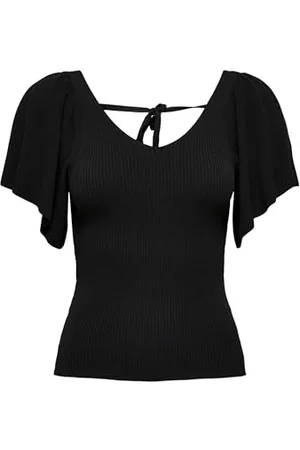 ONLY ONLLEELO S/S Back Pullover Knt Noos, , S Donna