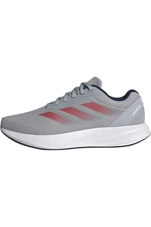 adidas Duramo RC Running Shoes, Scarpe da Corsa Unisex-Adulto, Halo Silver/Pure Ruby/Dark Blue, 39 1/3 EU