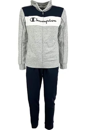 Champion Legacy Sweatsuits Powerblend Terry Color Block Hooded, Tuta Sportiva Uomo, , S