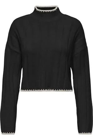 ONLY Onlchick Stitch LS-Maglia a Collo Alto Maglione, , L Donna
