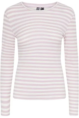 Pieces® Pcruka LS Top Noos BC Maglietta a Maniche Lunghe, , L Donna