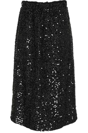 Pieces® Pcserena Sequin HW Midi Skirt Mm Gonna, , Large Donna