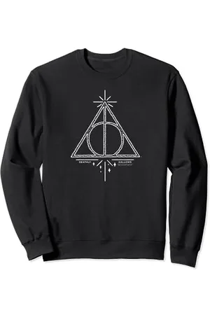 Harry Potter Deathly Hallows Line Art Felpa