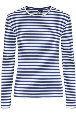 Pieces® Pcruka LS Top Noos BC Maglietta a Maniche Lunghe, , L Donna