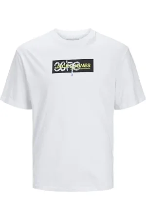 JACK&JONES JUNIOR Jcosummer Print Tee SS Crew Neck Jnr T-Shirt, , 152 Bambini e Ragazzi