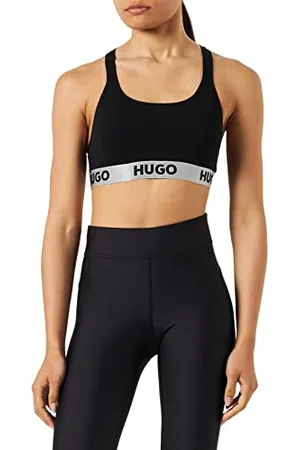HUGO BOSS Bralette Padded Sporty Logo Brassière, , S Donna