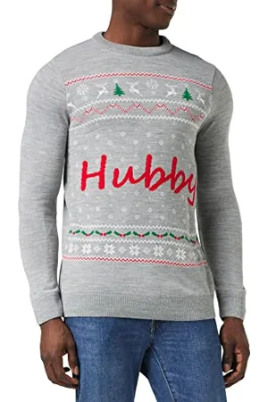 FM London Maglione natalizio Novelty da uomo | Comodo maglione natalizio disponibile in una vasta gamma di modelli | Adatto per feste di Natale e al lavoro durante il periodo festivo