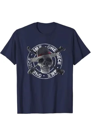 Onepiece Skull and Crossbones Stamp Maglietta