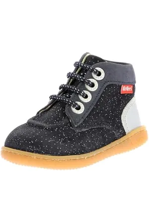 Kickers KICKICONIC, Stivaletto Unisex-Bambini, Argento Marino, 20 EU